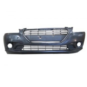 2013-2016 Peugeot 301 Ön Tampon Siyah (Sis Delikli Tampon Panjurlu Alt Üst-Sis Braketli-Nikelaj Çıtalı (Adet) (Oem No:1608715680)