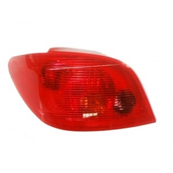 2001-2005 Peugeot 307 Stop Lambası Sol Kırmızı-Ledsiz (Pleksan) (Adet) (Oem No:6350P3)