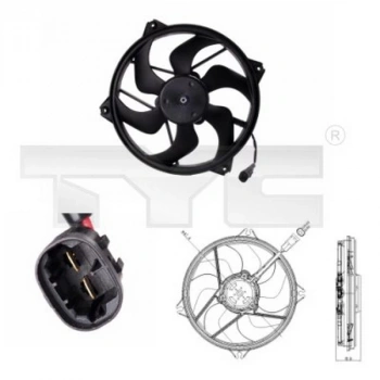 307 2001 2007 Fan Motoru  (Oem No:1253C0)