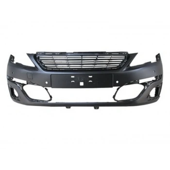2015-2017 Peugeot 308 Ön Tampon Siyah (Astarlı Üst Panjurlu Sensör Delikli-Far Yıkamasız(Actıve Model (Adet) (Oem No:1610742180)