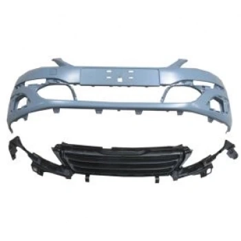 2015-2017 Peugeot 308 Ön Tampon Siyah (Üst Panjurlu/Sensör Deliksiz/Far Yıkamasız Actıve Model(Tyg) (Oem No:1610742080)