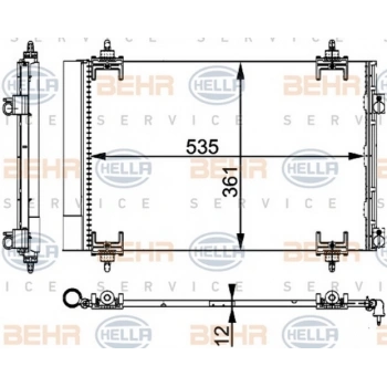 307 308 2007  Klima Radyatörü  (Oem No:6455Gh)