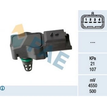 Hava Basınç Sensör P308 P3008 P5008 P207 Partner Tepe C4 C4 Picasso Ds3 C3 Picasso Berlingo Iıı Mını Cooper Ep3 - Ep3C - Ep6 - Ep6C (Adet) (Oem No:1920Lw)