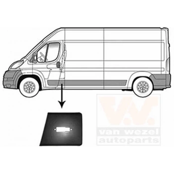 Boxer Iıı 2006  Orta Direk Çıtası Sol  ( Sinyal Delıklı ) (Oem No:8547W5)