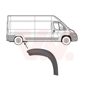 2014-2020 Peugeot Boxer Arka Çamurluk Ağzı Plastiği Sağ Dodik Oem No: 8547.X7