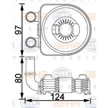 Partner 2000  Yağ Soğutucusu  (Oem No:1103N0)