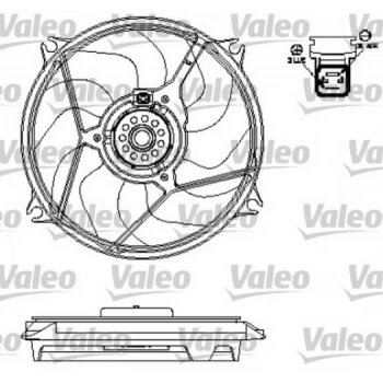 Partner 2002  Fan Motoru  (Oem No:1253C8)