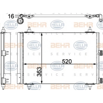 Partner 2006  Klima Radyatörü  (Oem No:6455Cn)