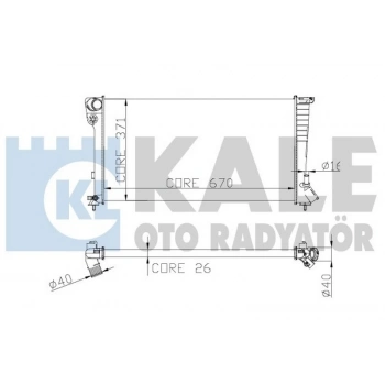 Br  Xs  306  Partner 97  Su Radyatörü Klimasız (Oem No:133058)