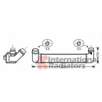 Fluence 2008  Turbo Radyatörü Intercooler Brazıng 653X87X84 (Oem No:144960024R)