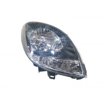 2003-2012 Renault Kangoo Classic Far Lambası Sağ Elektrikli-Motorsuz (H4) Siyah (Beyaz Sinyalli)Ayfar (Adet) (Oem No:7701062427)