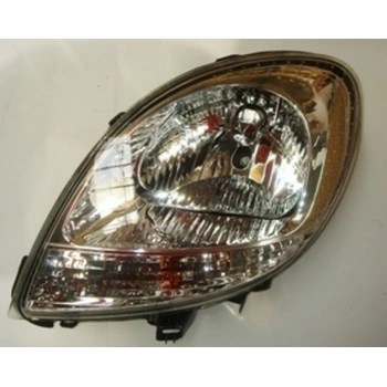 2003-2012 Renault Kangoo Classic Far Lambası Sol Elektrikli-Motorsuz (H4)Nikelajlı(Beyaz Sinyalli) (Adet) (Oem No:7701069086)