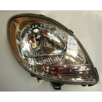 2003-2012 Renault Kangoo Classic Far Lambası Sağ Elektrikli-Motorsuz (H4)Nikelajlı(Beyaz Sinyalli) (Adet) (Oem No:7701069079)