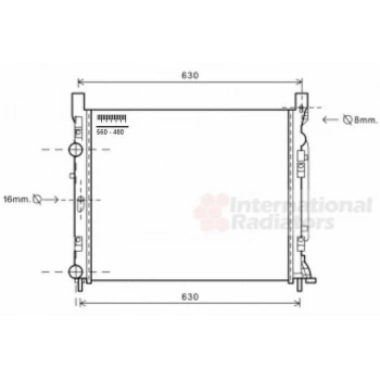 Grand Kangoo  Kango Be Bop  Çıtan 2008  Su Radyatörü 6 Vites (Oem No:8200455801)
