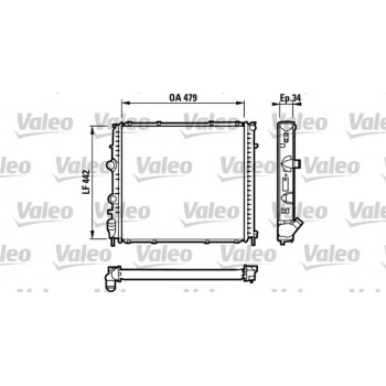 Kango 98  Su Radyatörü 1 Sıra Alb Sı (Oem No:7700312858)