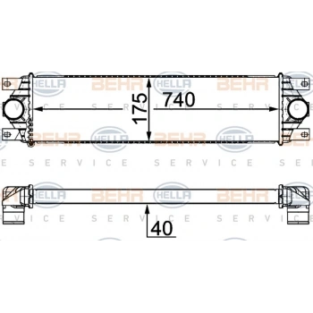 Movano A Master 1999 2010 Turbo Radyatörü Al Pl Brz (Oem No:4415074)