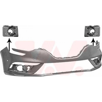 2016-2019 Renault Megane Iv Sd-Hb- Ön Tampon Siyah (Braketi İle Birlikte) (Sensör Delikli) (Tyg) (Adet) (Oem No:620229853R)