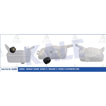 Yedek Su Deposu Megane Iı Scénıc Iı 2003 Sonrası  (Kapaklı) (Oem No:7701474499) (Adet)