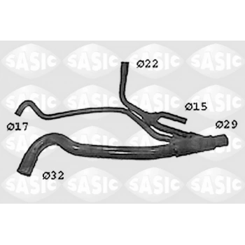 Megane I 1997 1999 Radyatör Hortumu Alt  (Oem No:7700830100)