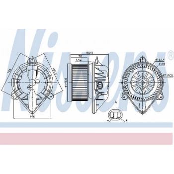 Master Iı Safrane I Safrane Iı 2001  Kalorifer Motoru  (Oem No:7701035892)