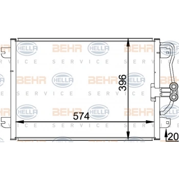Megane I Scenic (96 03) 1.4 1.6 2.0 1.9D 97 00 Klima Radyatörü Kutu Içı Adet 1 (Oem No:7700425843)