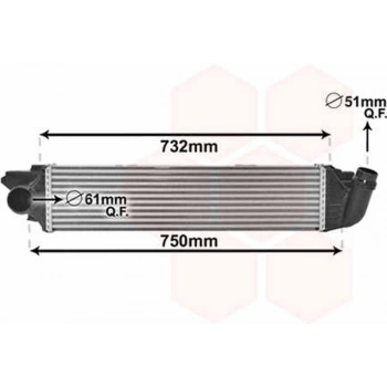 Trafic Iıı Vivaro 2014  Turbo Radyatörü Intercooler (Oem No:144960050R)