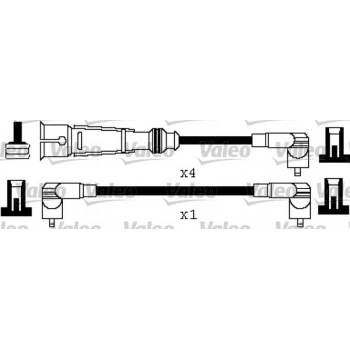 Polo Cordoba İbiza Fabia 1994 1999 Buji Kablosu 939C200 (Takım) (Oem No:030905430R)