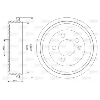 Polo Cordoba İbiza Fabia 2001  Kampana Arka Db4299   Fdr329253 (Adet Fıyat) (Oem No:6Q0609617)