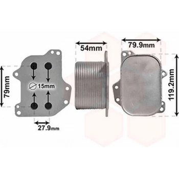 Golf7 A3 Leon Passat Tiguan Caddy 2013  Yağ Soğutucusu  (Oem No:03N115389A)