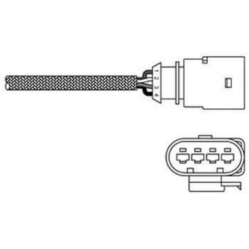 Golf5 Golf6 Jetta Passat Tiguan Polo A3 Leon 2004  Oksijen Sensörü Katalıtık Konvektör Arkası (Oem No:1K0998262S)