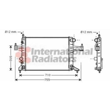 Golf5 Golf6 Jetta Passat A3 Leon 2004 2013 Su Radyatörü  (Oem No:1K0121253L)