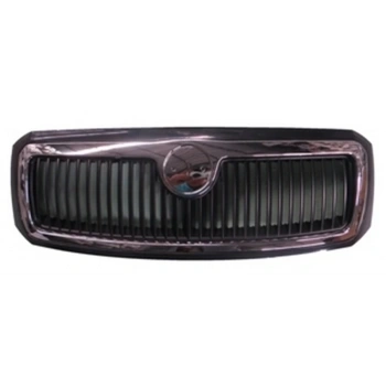 2005-2007 Skoda Fabia Ön Panjur Gri Nikelaj Çerçeveli Komple (Bfn) (Adet) (Oem No:6Y0853661739)