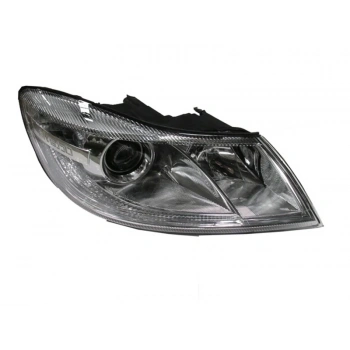 2010-2012 Skoda Octavıa Far Lambası Sağ Elektrikli-Motorlu-Mercekli H7-H1 Eurolamp Oem No: 1Z1941018S