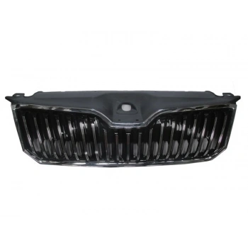 2015-2018 Skoda Superb Ön Panjur Siyah Çerçeveli-Nikelaj Çıtalı Tyg Oem No: 3V0853653Afod