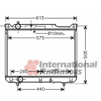 Grand Vitara (Ft) 2.0 Hdı 97+ 2001 2005 Su Radyatörü Otomatik 425X588X26 (Oem No:1770068Dc0)