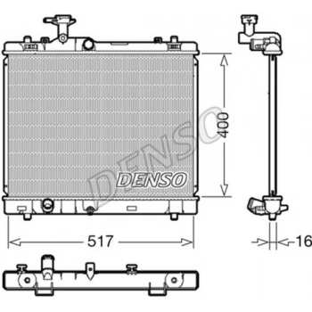 Swift (Nz) 1.2 1.6 2010  Su Radyatörü Manuel 400X518X16 (Oem No:1770071L00)