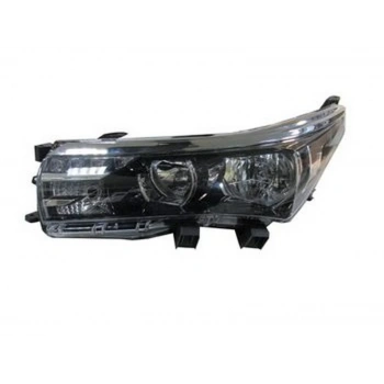 2013-2016 Toyota Corolla Nde180 Far Lambası Sol Elektrikli-Motorsuz-Ledli-Nikelaj Çıtalı (E Marklı) (Adet) (Oem No:8.117E76)