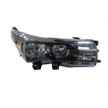 2013-2016 Toyota Corolla Nde180 Far Lambası Sağ Elektrikli-Motorsuz-Ledli-Nikelaj Çıtalı (E Marklı) (Adet) (Oem No:8.113E76)