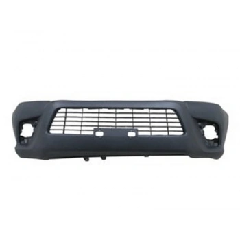 2015-2018 Toyota Hilux Pıck Up- Ön Tampon Siyah (Panjurlu Sis Delikli (4X2-4X4) (Lm) (Adet) (Oem No:521190K840)
