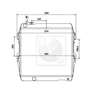 Su Radyatörü Hilux So Ln145 Hs-Pa1 70 Oem No: 16400-5B490