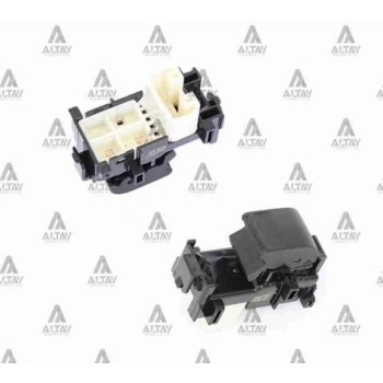Düğme Cam Açma Corolla 06= Ön Sağ  Rav4  Yaris 06= (1 Adet) (Oem No: 84810-52030)