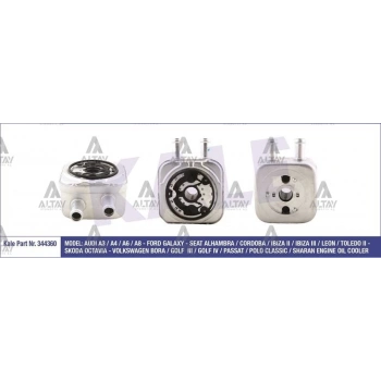 Yağ Soğutucusu Passat Golf4 Bora A4 1998-2003 Afn-Avg-Ahf 1.9 Tdi (Oem No:028117021E) (Adet)