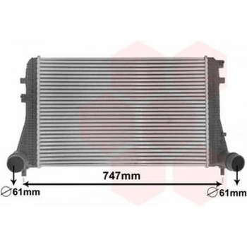 Golf6 Jetta Caddy A3 2010  Turbo Radyatörü 8Ml 376 746 721 (Oem No:1K0145803Af)