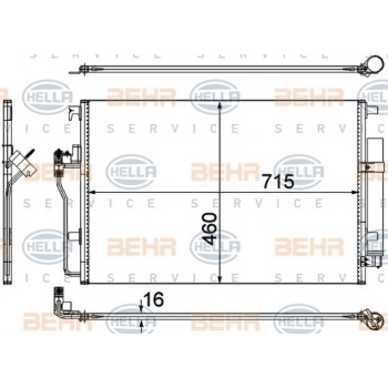 Sprt.215,315,316,415,416,515,Cdı 2006  Klima Radyatörü Crafter (Oem No:A9065000054)