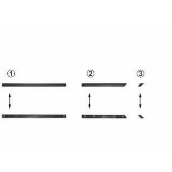 Volkswagen Golf3 90 98 Çamurluk Bandı Arka Sol Kapı Bandı Ek Parçası (Oem No:1H4853535)