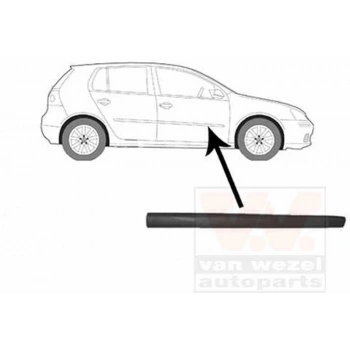 Volkswagen Golf5 2004 2010 Kapı Bandı Ön Sağ 4 Kapılıya Göre (Oem No:1K4853516B9B9)