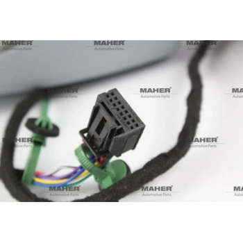 Dış Dikiz Aynası Jetta 2011-2015 Elektrikli, Isıtmalı, Astarlı, Katlanır, Yan-Alt Lambalı Sol (Oem No:5C7857507C) (Adet)