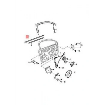 Volkswagen Jetta 2010  Cam Fitili Ön Sağ    (Oem No:5C6837478B5Ap)