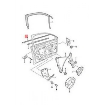 Volkswagen Jetta 2010  Cam Fitili Ön Sol   (Oem No:5C6837477B5Ap)