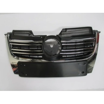 2006-2010 Volkswagen Jetta 5 Ön Panjur (Nikelaj Kaplamalı) Sensör Deliksiz (Plakalık 52 Cm) (Bfn) (Adet) (Oem No:1K5853653A9B9)